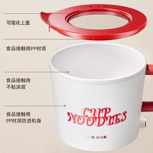 Casserole électrique AUX 1L multifonction, mini-casserole pour nouilles instantanées, pour usage domestique - Product Image 1