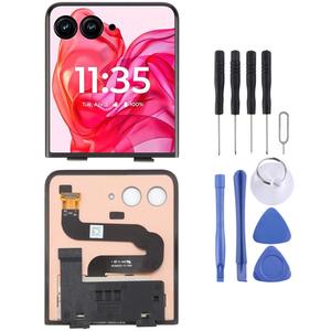Vente chaude pour <span class=keywords><strong>Motorola</strong></span> Razr 50 Ultra écran secondaire LCD d'origine avec assemblage complet du numériseur - Product Image 1