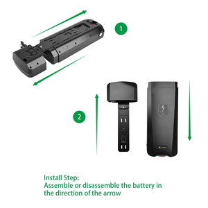Batteries pour vélo électrique <span class=keywords><strong>36v</strong></span> 48v 20ah, <span class=keywords><strong>porte</strong></span>-bagages arrière rechargeable, <span class=keywords><strong>porte</strong></span>-bagages, <span class=keywords><strong>batterie</strong></span> - Product Image 6