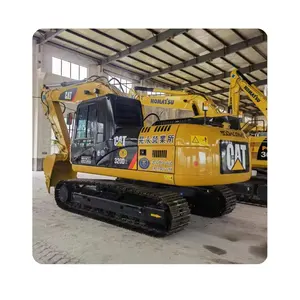 20 ton usato motore Diesel scavatore usato per alimentazione 320 d2 escavatore ingegneria macchine edili a Shanghai Asia