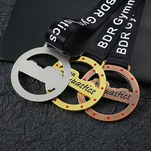 Soccer Sports Game Winner Gold Silver Copper Rhythmic Custom Gymnastics Medal