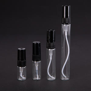 2ml 3ml 5ml 10ml Transparent <b>Perfume</b> Glass Bottles Spray with Pump Small <b>Container</b> - Product Image 4