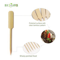 Piques en bambou jetables de qualité supérieure en gros, taille longue, brochettes en bambou pour la décoration des aliments, brochettes pour viande grillée, brochettes pour barbecue