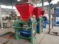 Machine de fabrication de briques de couleur pour routes, équipement de production de briques en béton 4-35 avec trémie, machine à fabriquer des briques en ciment