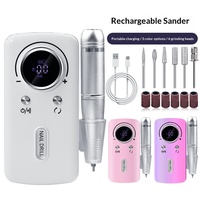 Nouvelle perceuse à ongles rechargeable, polisseuse à ongles électrique portable pour salon de manucure