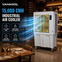 Refroidisseur d'air évaporatif commercial portable 220V, ventilateur sur pied mobile, commande à distance par application, sans compresseur, pour hôtel, ETL CE