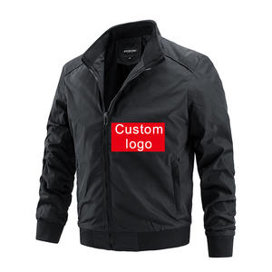 LOGO Custom Pilot Flight Bomber Jacket letterman coupe-vent rembourré épais manteau de combat authentique surdimensionné - Product Image 1