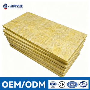 High Density 120kg/m3 Stone Wool Slab Mineral Wool Insulation Board for Flat Roof and Curtain Wall Fireproofing - Product Image 1