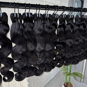 Extensiones de Cabello Humano con Ondas Suaves Estilo Vietnamita, Textura Suave y Lisa, Color Natural, Doble Trama - Product Image 3