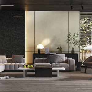 Melinco Film <span class=keywords><strong>Pvc</strong></span> aspect métal populaire rentable 10 ans de durée de vie de haute qualité 600mm de largeur Wpc panneau mural creux pour intérieur - Product Image 1