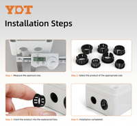Pasacables de plástico de nailon para OSB, tipo a presión, anillo protector de cables, buje para cables, clip para cables