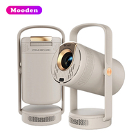 Projecteur intelligent portable JY210-C, Android 1080P, 200 lumens, poignée rotative à 160°, haut-parleurs intégrés, mini projecteur home cinéma