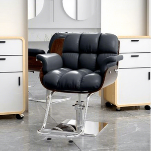 Chaise de barbier ergonomique de haute qualité, moderne et simple, avec pompe <span class=keywords><strong>hydraulique</strong></span>, durable, portable, pour salon de coiffure - Product Image 6