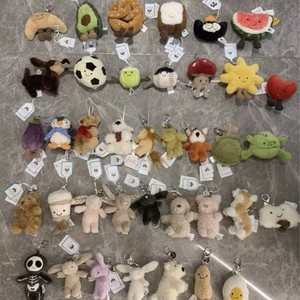 Porte-clés en peluche JC, peluche courte, rembourrage en coton PP, lapin, <span class=keywords><strong>dragon</strong></span> des cieux, cadeau unisexe pour les 14 ans et plus - Product Image 3