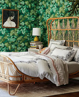 Maryfantaisie — lit Double en rotin, mobilier de chambre d'hôtel de haute qualité, Style nordique, marocain
