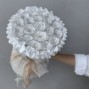 Rose Stabilizzate Decorative Popolari in Diversi Colori, Realizzate a Mano, Lunga Durata 3-5 Anni, Romantiche per San Valentino e Natale - Product Image 6