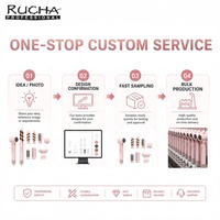 RUCHA 8-in-1 Styler BLDC Haartrockner-Bürste Professioneller Glätter und Lockenstab Styling-Werkzeuge Heißluftbürste