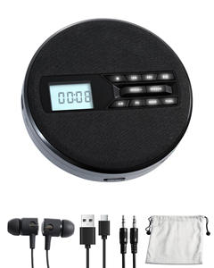 Reproductor de CD Portátil con Bluetooth y Altavoces Dobles, Máquina de Aprendizaje de Idiomas, Compatible con MP3, Puerto USB/AUX, Pantalla LCD - Product Image 1