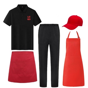 Uniformes <span class=keywords><strong>de</strong></span> <span class=keywords><strong>serveuse</strong></span>, polos personnalisés, tabliers, casquettes, uniformes <span class=keywords><strong>de</strong></span> restaurant, pizza, bar, personnel, employés, robes <span class=keywords><strong>de</strong></span> serveur - Product Image 4