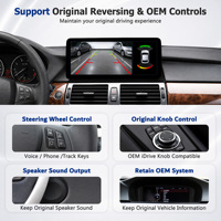 Pantalla Multimedia CodeLynk 1920*720 para BMW X5 X6 F15 E70 E71 2008-2017 NBT CIC CCC, Carplay Inalámbrico 4 en 1, Pantalla Táctil