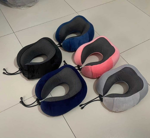Tùy Chỉnh Máy Bay Cổ Gối Hình Chữ U Có Thể Gập Lại Gối Cổ Tử Kinh Cổ Gối Có Thể Điều Chỉnh Bộ Nhớ Bọt Du Lịch 3 Trong 1 Rửa Hình Dạng Bộ Nhớ - Product Image 2