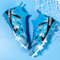 Chaussures de football à crampons longs FG, collection printemps-été, vente en gros d'usine, logo personnalisé