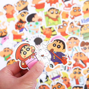<span class=keywords><strong>Pegatinas</strong></span> adhesivas divertidas de dibujos animados <span class=keywords><strong>Shin</strong></span> <span class=keywords><strong>Chan</strong></span>, juguetes para niños, juego de <span class=keywords><strong>pegatinas</strong></span> impermeables de 50 Uds., accesorios para regalos al por mayor - Product Image 2