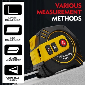 A nova listagem laser distância fita 100m distância medidor laser digital fita métrica ferramenta medidor fita métrica - Product Image 4