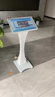 Siap Kirim Layar Sentuh Digital Signage LCD TFT Indoor 21,5 Inci 10 Titik PCAP Kiosk Monitor Layar Sentuh Lanskap