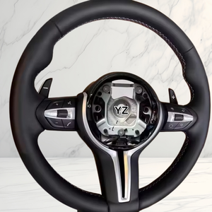 <span class=keywords><strong>Volant</strong></span> de performance en cuir pleine fleur personnalisé, <span class=keywords><strong>prix</strong></span> d'usine, en stock, compatible avec BMW F10 F20 F30 E90 E60 M3 M5 - Product Image 2