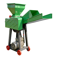 Machine 2-en-1 pour hacher le foin et les légumes, broyeur d'herbe et de légumes pour l'alimentation du bétail