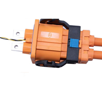 Harnais de câblage automobile série HVIL, connecteur haute tension 50 mm, 200A/250A, matériau PA66, connexion à emboîtement, connecteur automobile 2 broches