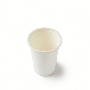 Vaso desechable de almidón de maíz recuperable, taza blanca para fiestas de cumpleaños y ceremonias - Product Image 4