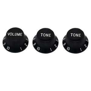 Manopola per <span class=keywords><strong>chitarra</strong></span> St Volume e tono di ricambio tradizionale in plastica nera per chitarre elettriche <span class=keywords><strong>liutaio</strong></span> - Product Image 3