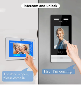 Videoportero Inteligente AnjieloSmart con Reconocimiento Facial, Autenticación por Tarjeta/Contraseña, Pantalla Táctil, 1080P, Entrada/Salida Manos Libres - Product Image 4