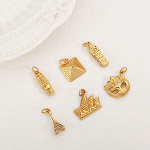 ทันสมัยมีสไตล์สร้างการเดินทางของคุณเองทั่วทุกมุมโลกอียิปต์ปารีสลอนดอนซิดนี่ย์นิวยอร์กเวนิสเสน่ห์ DIY ทอง - Product Image 2