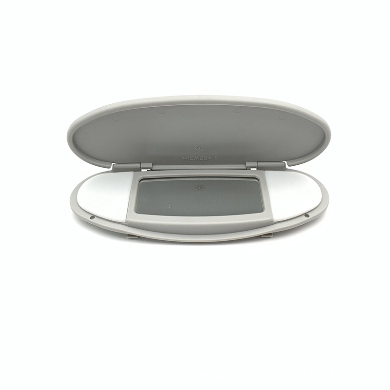 Housse de miroir de maquillage grise [avec abat-jour]