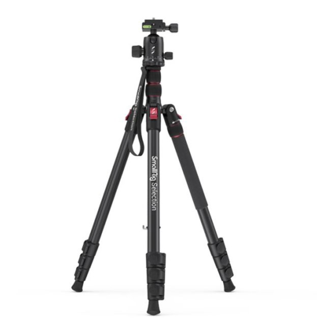 Small Rig CT-20 Aluminum Alloy DSLR Tripod Professional Travel Photography Camera Stand Spherical Pan-Tilt Head Flexible Bubble