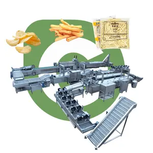 Linea di prodotti patatine fritte tacchino automatico patate congelate prezzo completamente produzione patatine fritte fare macchina