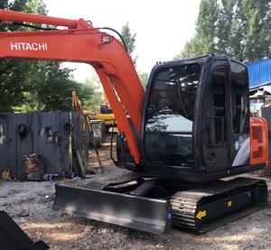 Excavatrice sur chenilles Hitachi ZX60 d'occasion de 6 tonnes, avec composants d'origine, entièrement testée, engin de terrassement hydraulique à vendre - Product Image 1