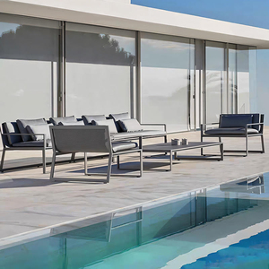 Chaise <span class=keywords><strong>de</strong></span> <span class=keywords><strong>jardin</strong></span> d'extérieur en aluminium, mobilier <span class=keywords><strong>de</strong></span> patio, chaises longues, ensemble <span class=keywords><strong>de</strong></span> canapés d'extérieur en aluminium imperméable et résistant au soleil - Product Image 1