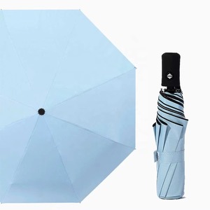 Sombrilla de Goma Negra con Protección Solar, Plegable, para Lluvia y Sol, de Doble Propósito, Regalo Publicitario, Sombrilla Automática - Product Image 5