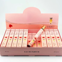 Vente en gros 35ML Parfum unisexe Vaporisateur pour le corps Parfum de rose mixte durable Livraison rapide du fournisseur arabe Bouteille de petite taille
