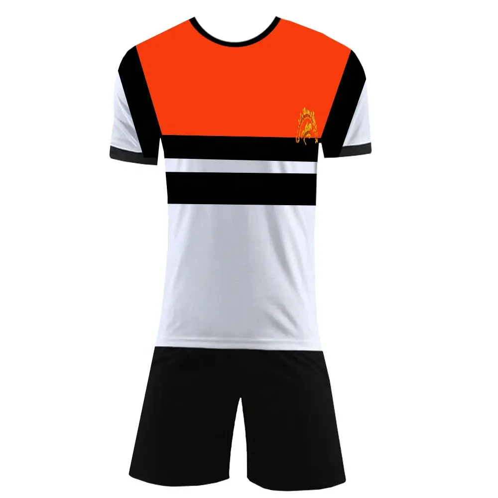 Custom Sublimation Design Soccer Uniform Men's Football Sports Jersey Soccer Kit Customized Design High Quality Set