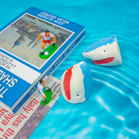 Coffret Cadeau Spa Halloween : Bombes de Bain Bio Amusantes et Horrifiantes en Forme de Mâchoires de Requin, 100% Naturelles, Hydratantes et Relaxantes pour le Bain