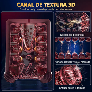 Masturbateur masculin automatique rotatif et vibrant, avec fonctions de léchage, de stimulation et de succion, 100% étanche, jouet sexuel pour adultes - Product Image 2