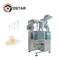 Machine d'emballage automatique 3-en-1 haute efficacité pour sachets en forme de pochette avec coins arrondis, pour poudre et sticks, 30-70 sachets/min