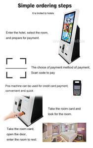 24 pulgadas <span class=keywords><strong>Hotel</strong></span> check in quiosco de mesa táctil todo en uno PC terminal de autoservicio para <span class=keywords><strong>hotel</strong></span> - Product Image 3