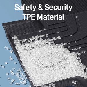 Juego de 3 Alfombrillas Antideslizantes e Impermeables de TPE 5D para Auto Baojun 510 2021 - Product Image 5