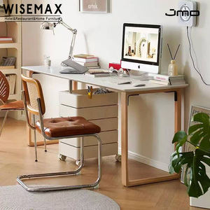 Muebles WISEMAX, <span class=keywords><strong>Mesa</strong></span> de <span class=keywords><strong>Estudio</strong></span> de Madera de Estilo Clásico para Dormitorio de Villa, <span class=keywords><strong>Mesa</strong></span> de Computadora para Oficina, para <span class=keywords><strong>2</strong></span> <span class=keywords><strong>Personas</strong></span>, para Hotel, Oficina en Casa - Product Image 2